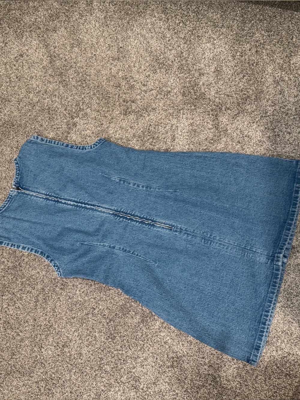 Abercrombie & Fitch Blue Denim Mini Dress - Picture 2 of 3